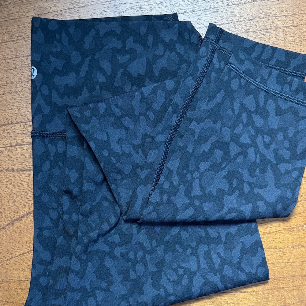 lululemon athletica Black Patterned Leggings